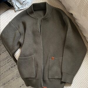 Olive Green Men's Sweater